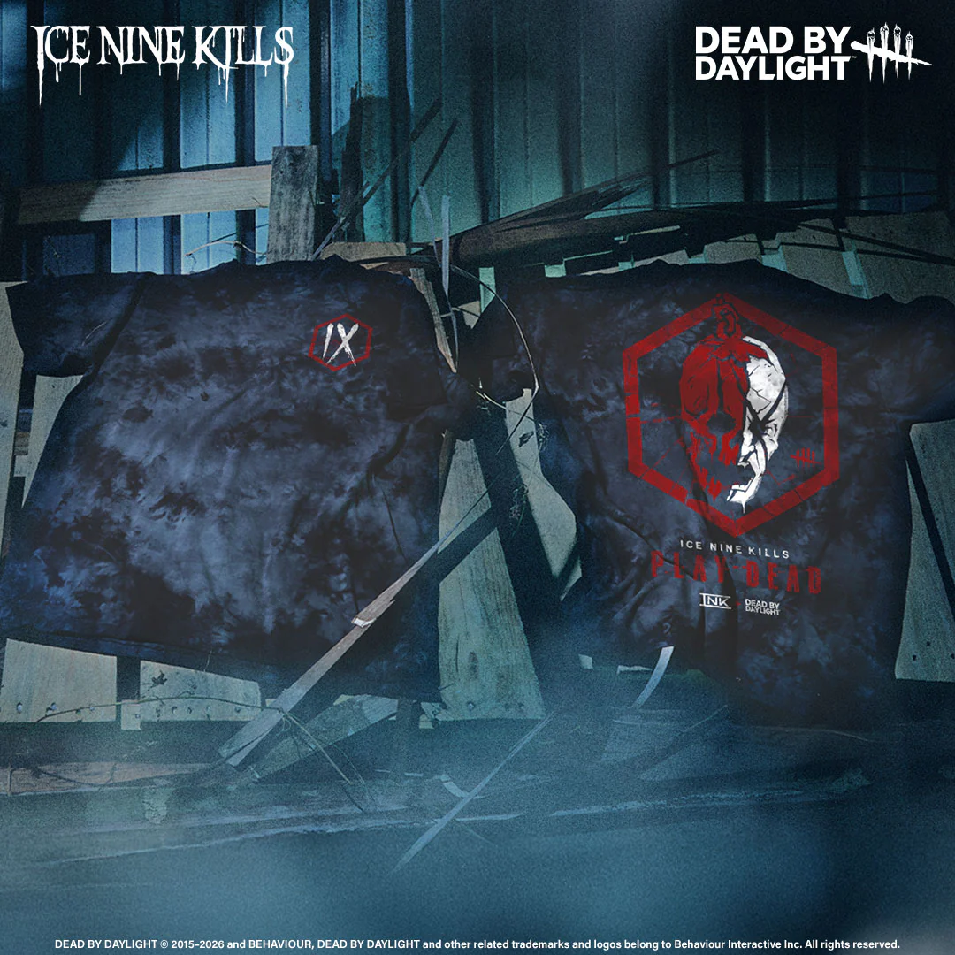 Dead by Daylight x Ice Nine Kills- Face Your Fate Heavyweight T-shirt - Image 4