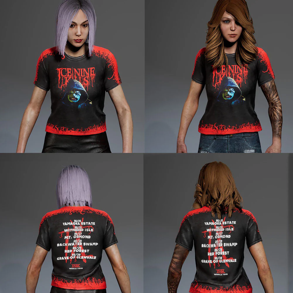 Dead by Daylight x Ice Nine Kills - Dead by Daylight Tour Replica Tee - Image 5