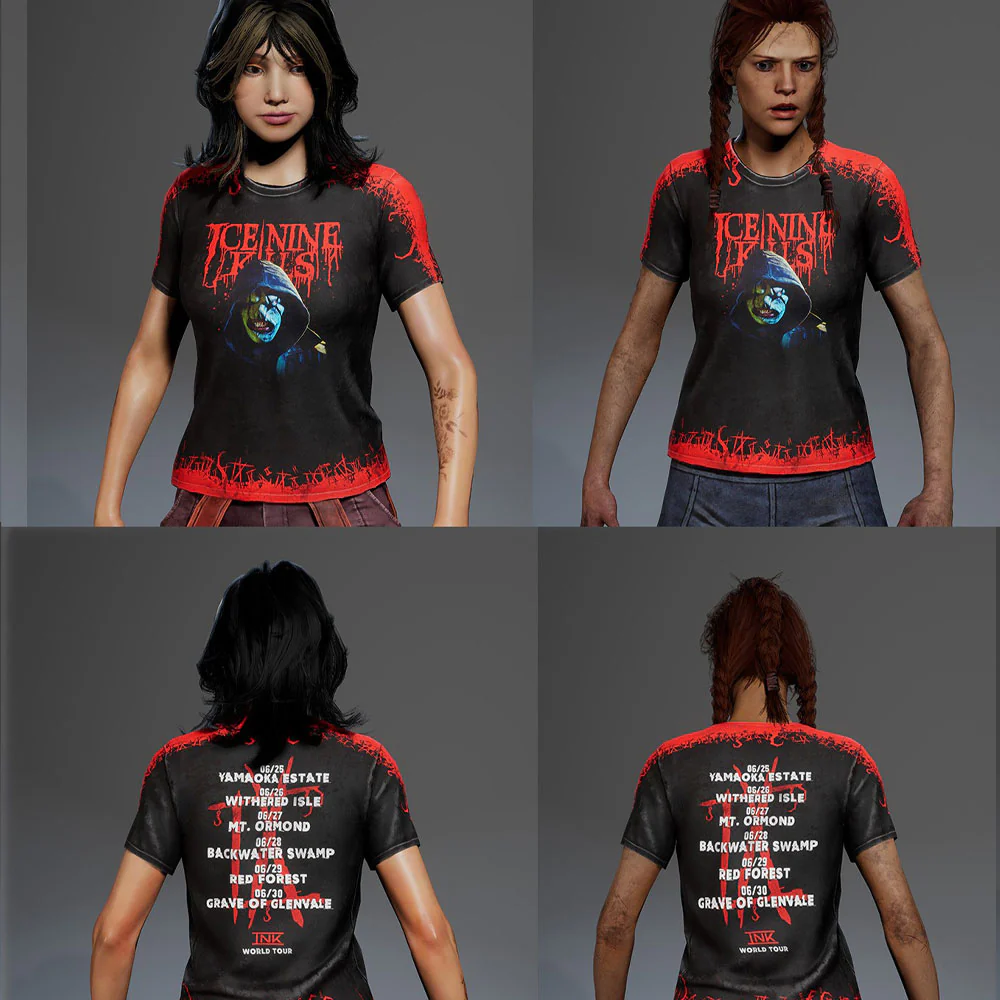 Dead by Daylight x Ice Nine Kills - Dead by Daylight Tour Replica Tee - Image 6