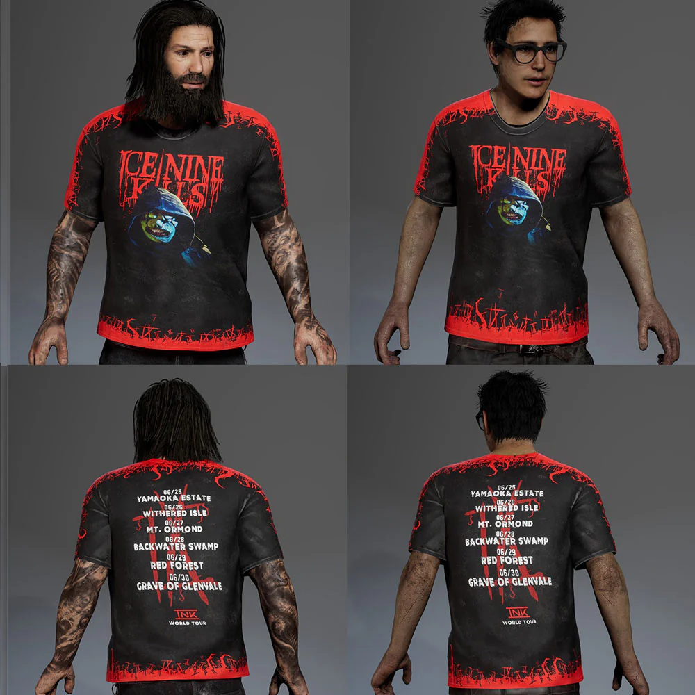 Dead by Daylight x Ice Nine Kills - Dead by Daylight Tour Replica Tee - Image 7